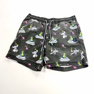 Party Pants Alien Print Swim Shorts Medium